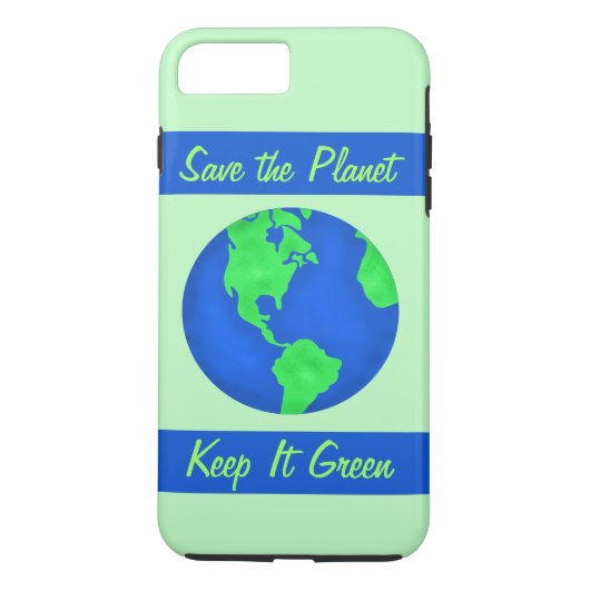 Bewaar de groene ruimte Kunst Case-Mate iPhone Case (Achterkant)