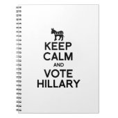 BEWAAR DE KALK EN DE STEMMING HILLARY.png Notitieboek (Voorkant)