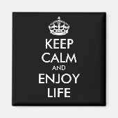 BEWAAR DE KALK EN GEEFT HET LEVEN - Achtergrond wi Magneet (Voorkant)