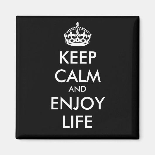 BEWAAR DE KALK EN GEEFT HET LEVEN - Achtergrond wi Magneet (Voorkant)