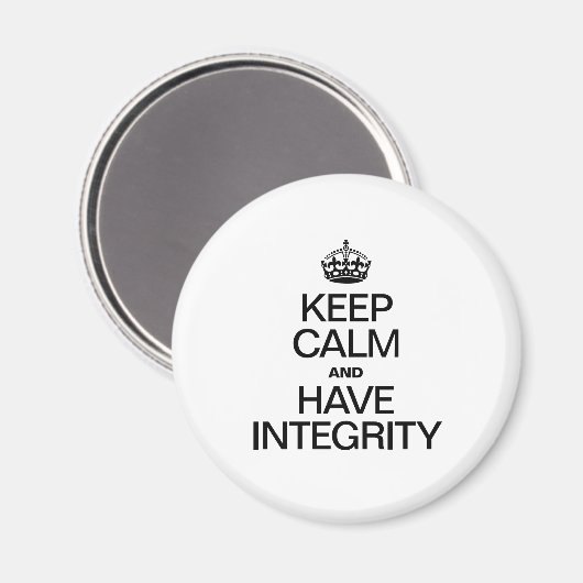 BEWAAR DE KALK EN HEB INTEGRITEIT MAGNEET (Voorkant / Achterkant)