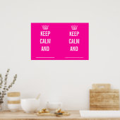 BEWAAR DE KALK EN ... POSTER (Keuken)