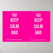 BEWAAR DE KALK EN ... POSTER (Voorkant)