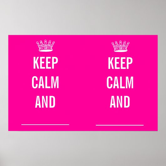 BEWAAR DE KALK EN ... POSTER (Voorkant)