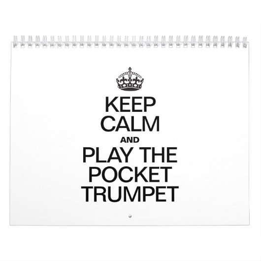 BEWAAR DE KALK EN SPEEL DE POCKET-TRUMPET KALENDER (Hoes)