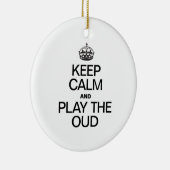 BEWAAR DE KALK EN SPEL DE BUITENZIJDE KERAMISCH ORNAMENT (Rechts)