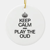 BEWAAR DE KALK EN SPEL DE BUITENZIJDE KERAMISCH ORNAMENT (Voorkant)