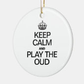 BEWAAR DE KALK EN SPEL DE BUITENZIJDE KERAMISCH ORNAMENT (Links)