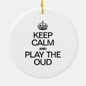 BEWAAR DE KALK EN SPEL DE BUITENZIJDE KERAMISCH ORNAMENT (Achterkant)