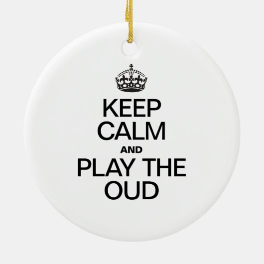 BEWAAR DE KALK EN SPEL DE BUITENZIJDE KERAMISCH ORNAMENT (Achterkant)