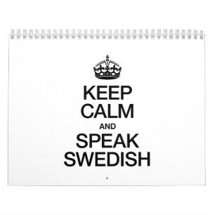 BEWAAR DE KALK EN SPREK ZWEEDSE KALENDER