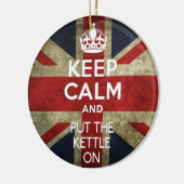BEWAAR DE KALK EN STEL DE KETTLE AAN KERAMISCH ORNAMENT (Links)