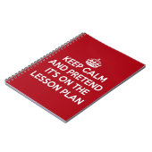 BEWAAR DE KALK EN VOER HET OP HET PLAN VAN DE LESS NOTITIEBOEK (Linkerzijde)