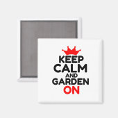 BEWAAR DE KALM EN DE GARDEN AAN MAGNEET (Voorkant / Achterkant)