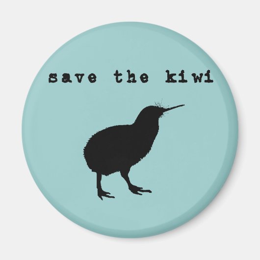 Bewaar de Kiwi-magneet Magneet (Voorkant)