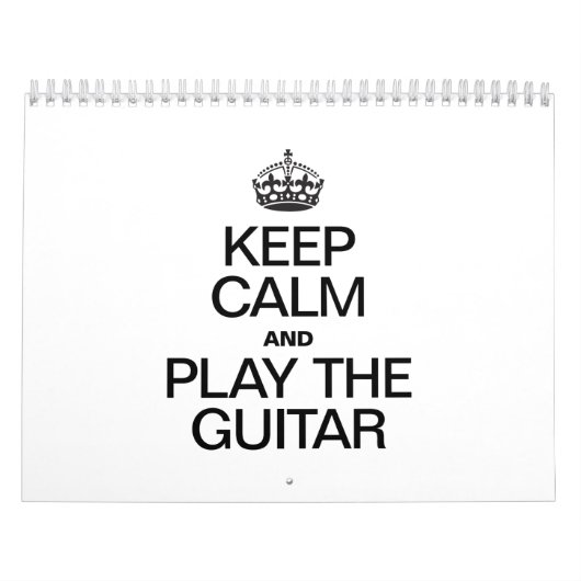 BEWAAR DE KNOP EN SPEL DE GUITAR KALENDER (Hoes)