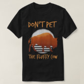 Bewaar de koe van de fluffy Buffalo nationale p T-shirt (Design voorkant)