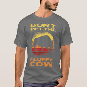 Bewaar de koe van de fluffy Buffalo nationale p T-shirt