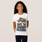 BEWAAR DE MOLIGE EENHORNS T-Shirts Grappig (Voorkant volledig)