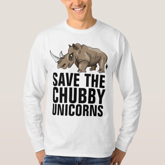 BEWAAR DE MOLIGE EENHORNS T-Shirts Tees (Voorkant)