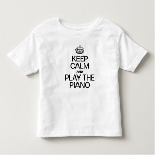 BEWAAR DE PIANO EN SPEEL DE KNOP EN KINDER SHIRTS