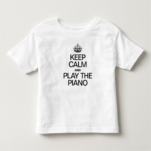 BEWAAR DE PIANO EN SPEEL DE KNOP EN KINDER SHIRTS (Voorkant)
