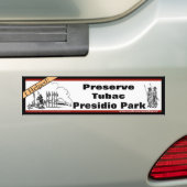 Bewaar de Presidio-bumper sticker (Op auto)