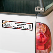 Bewaar de Presidio-bumper sticker (Op Truck)