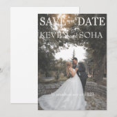 bewaar de save the date (Voorkant / Achterkant)