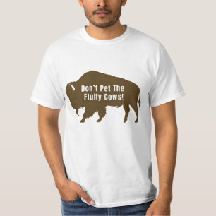 Bewaar de sticker van de vloeiende koeien niet t-shirt