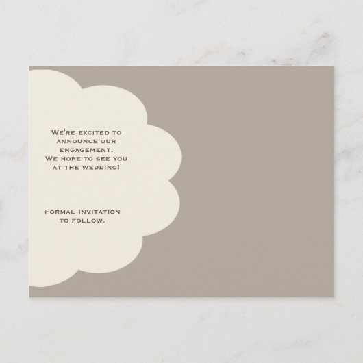 Bewaar de strandstijl van Date! Aankondigingskaart (Achterkant)