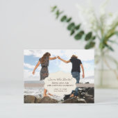 Bewaar de strandstijl van Date! Aankondigingskaart (Staand voorkant)