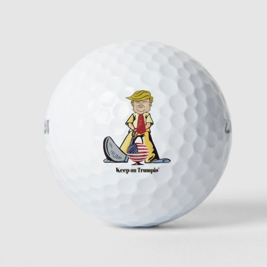 Bewaar de Trumpin. Golfballen (Voorkant)