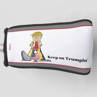 Bewaar de Trumpin. Golfheadcover