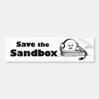 Bewaar de Zandbak Sticker