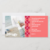 Bewaar deze datum Argyle Uitnodiging (Voorkant)