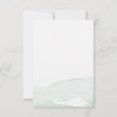 Bewaar deze datum bloemige aankondiging (Achterkant)