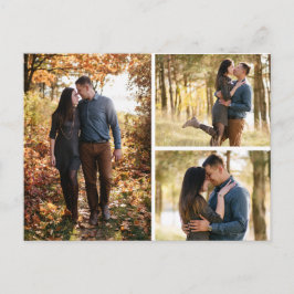 Bewaar deze datum botanische madeliefjes bloemcoll aankondigingskaart