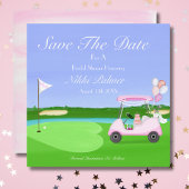 Bewaar deze datum Bruids Golf Bruidsborrel Brunch Save The Date