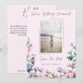 Bewaar deze datum kaart (Voorkant / Achterkant)