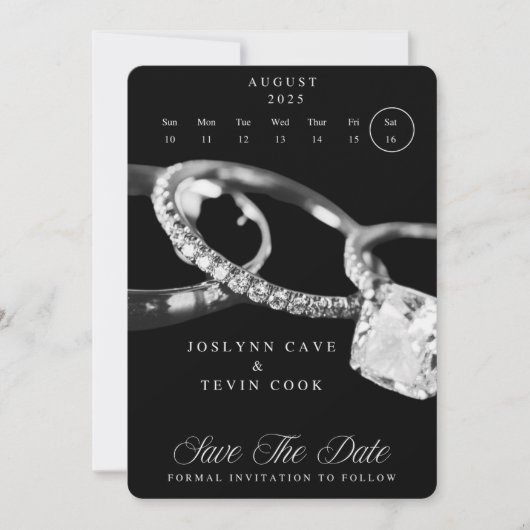 Bewaar Deze Datum Magneet - Markeer Je Agenda Save The Date (Voorkant)