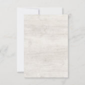 Bewaar deze datum Rustiek hout & Eucalyptus botani Kaart (Achterkant)