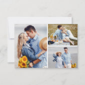 Bewaar deze datum Rustische turkooizen veer pijl f Kaart (Voorkant)