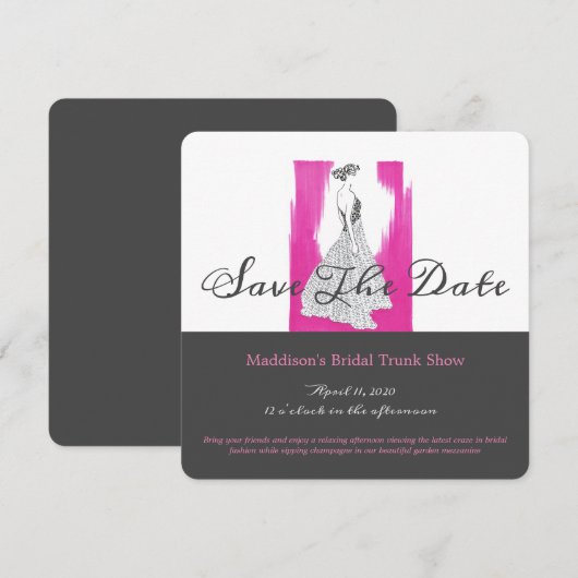 BEWAAR DEZE DATUM SAVE THE DATE (Voorkant / Achterkant)