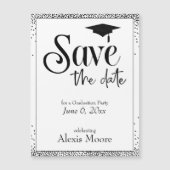 Bewaar deze datum voor het afstudeerfeest Magnetis (Voorkant)