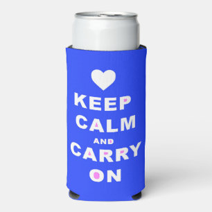 BEWAAR EEN CARRY OP Blauw Seltzer Blikjeskoeler