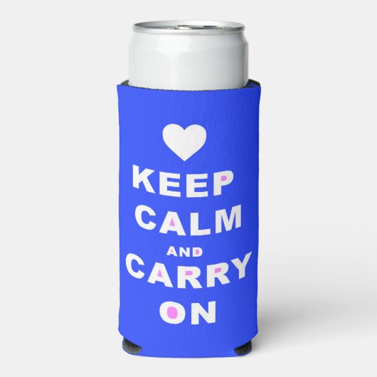 BEWAAR EEN CARRY OP Blauw Seltzer Blikjeskoeler (Seltzer Voorkant)