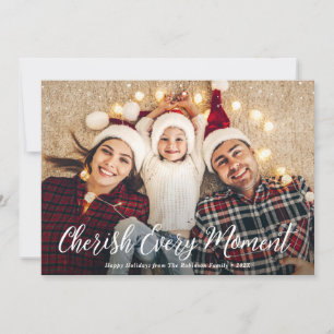 bewaar elke kerstmis foto feestdagenkaart