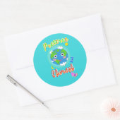 Bewaar en koester mij ronde sticker (Envelop)