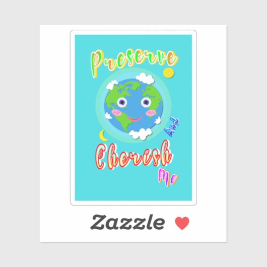 Bewaar en koester mij sticker (Vel)